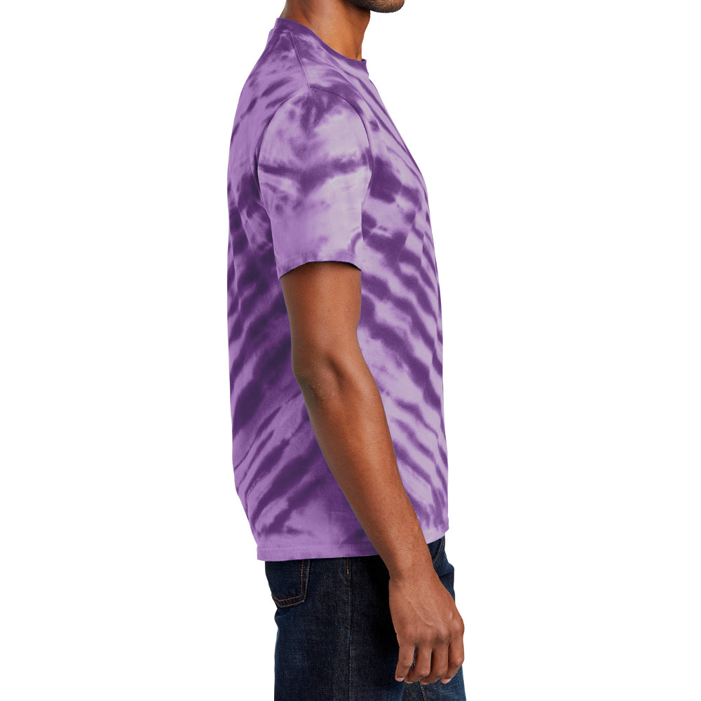 Unisex Tiger Stripe Tie-Dye Tee