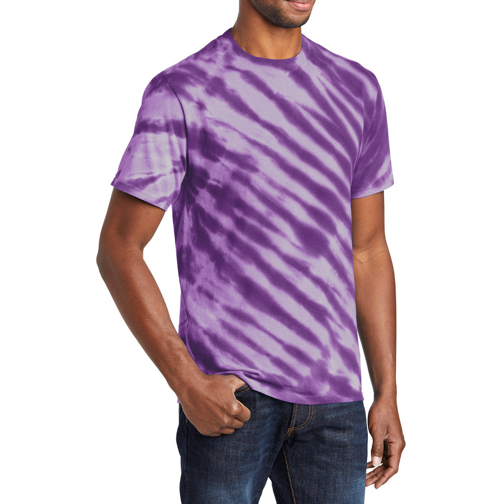 Unisex Tiger Stripe Tie-Dye Tee
