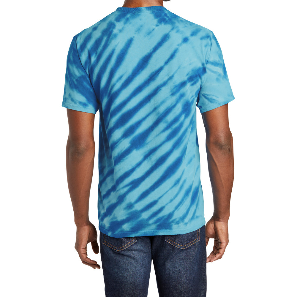 Unisex Tiger Stripe Tie-Dye Tee