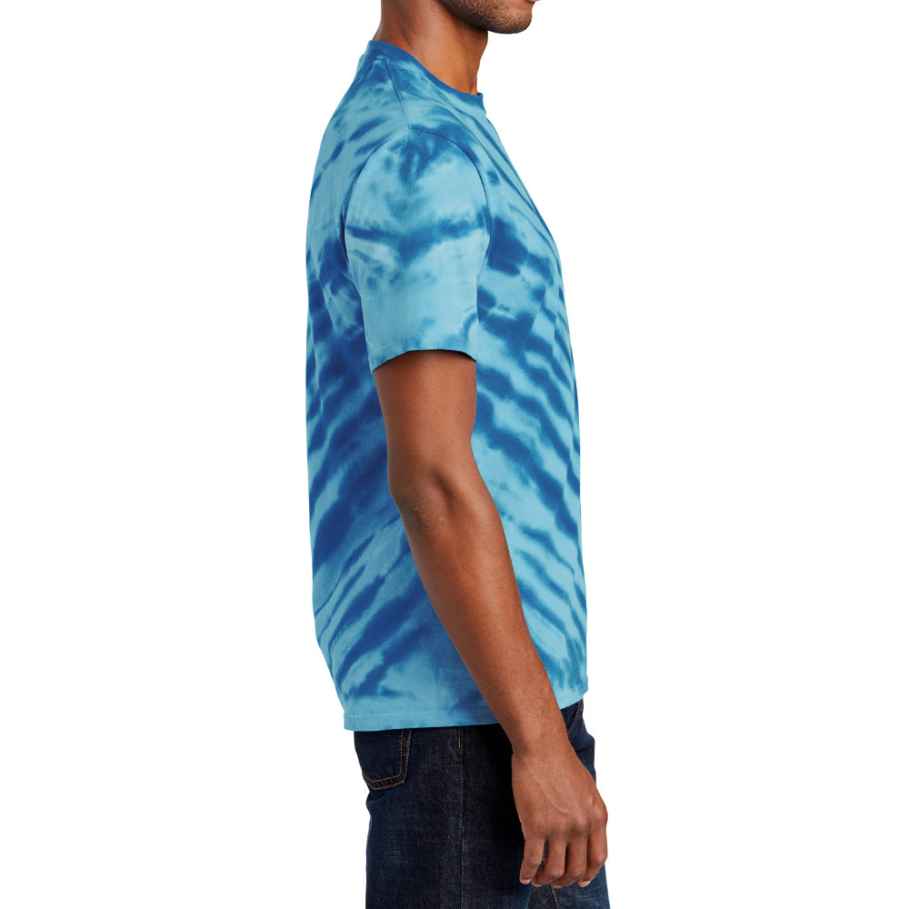 Unisex Tiger Stripe Tie-Dye Tee