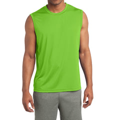 Sleeveless PosiCharge Competitor Tee - Lime Shock