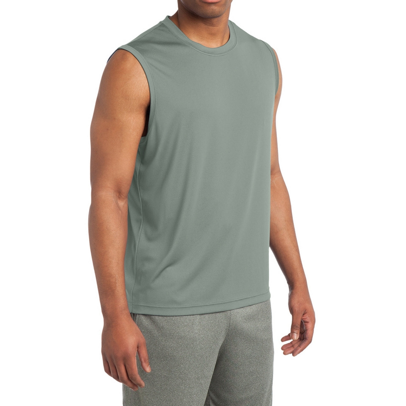 Sleeveless PosiCharge Competitor Tee - Silver