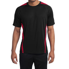 Men's Colorblock PosiCharge Competitor Tee - Black/ True Red