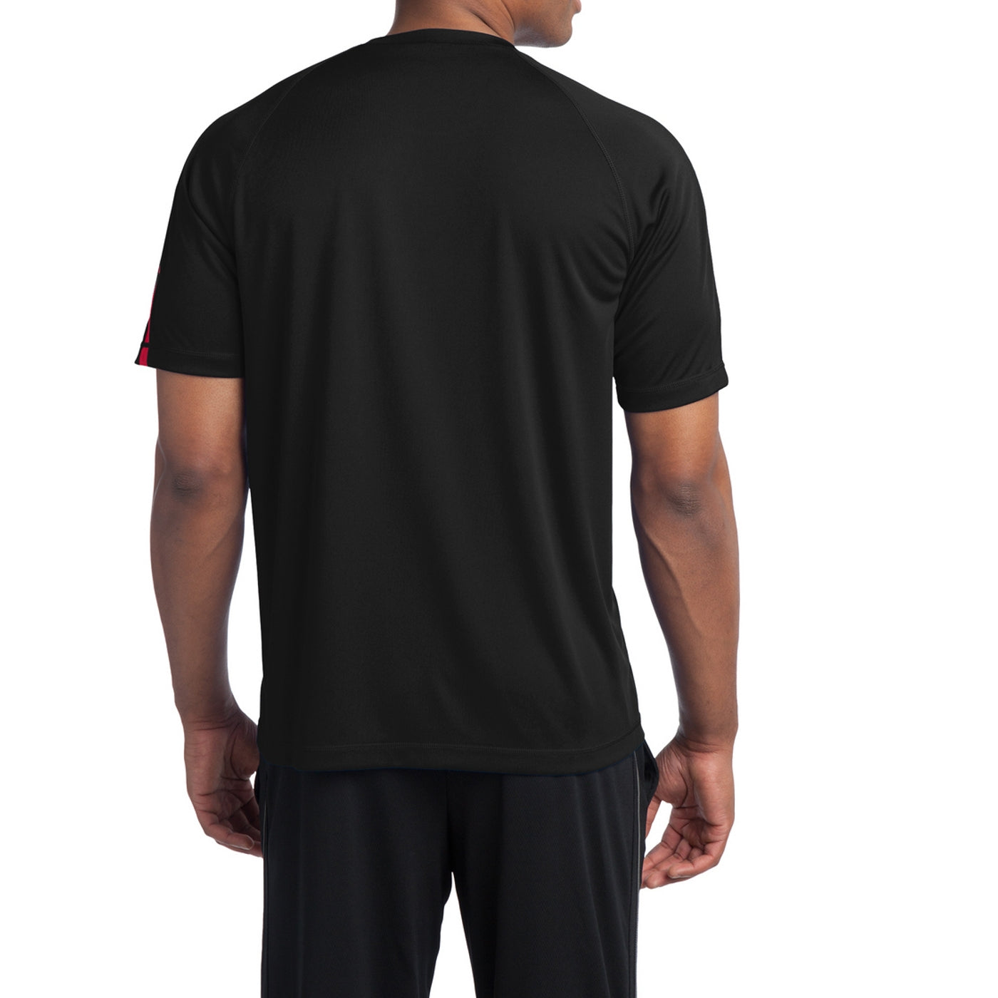 Men's Colorblock PosiCharge Competitor Tee - Black/ White