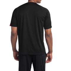 Men's Colorblock PosiCharge Competitor Tee - Black/ White