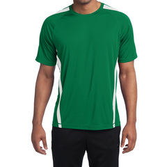 Men's Colorblock PosiCharge Competitor Tee - Kelly Green/ White