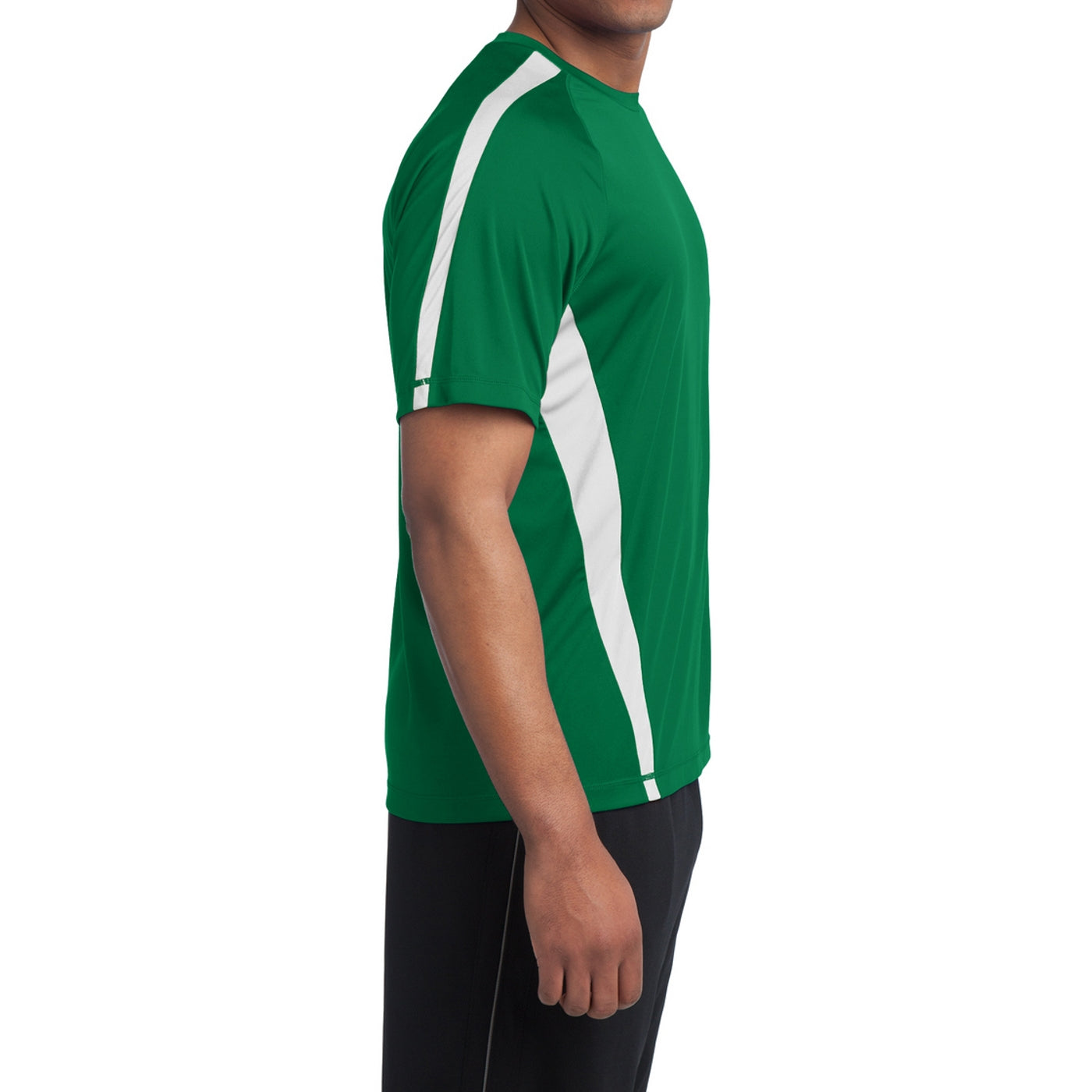 Men's Colorblock PosiCharge Competitor Tee - Kelly Green/ White