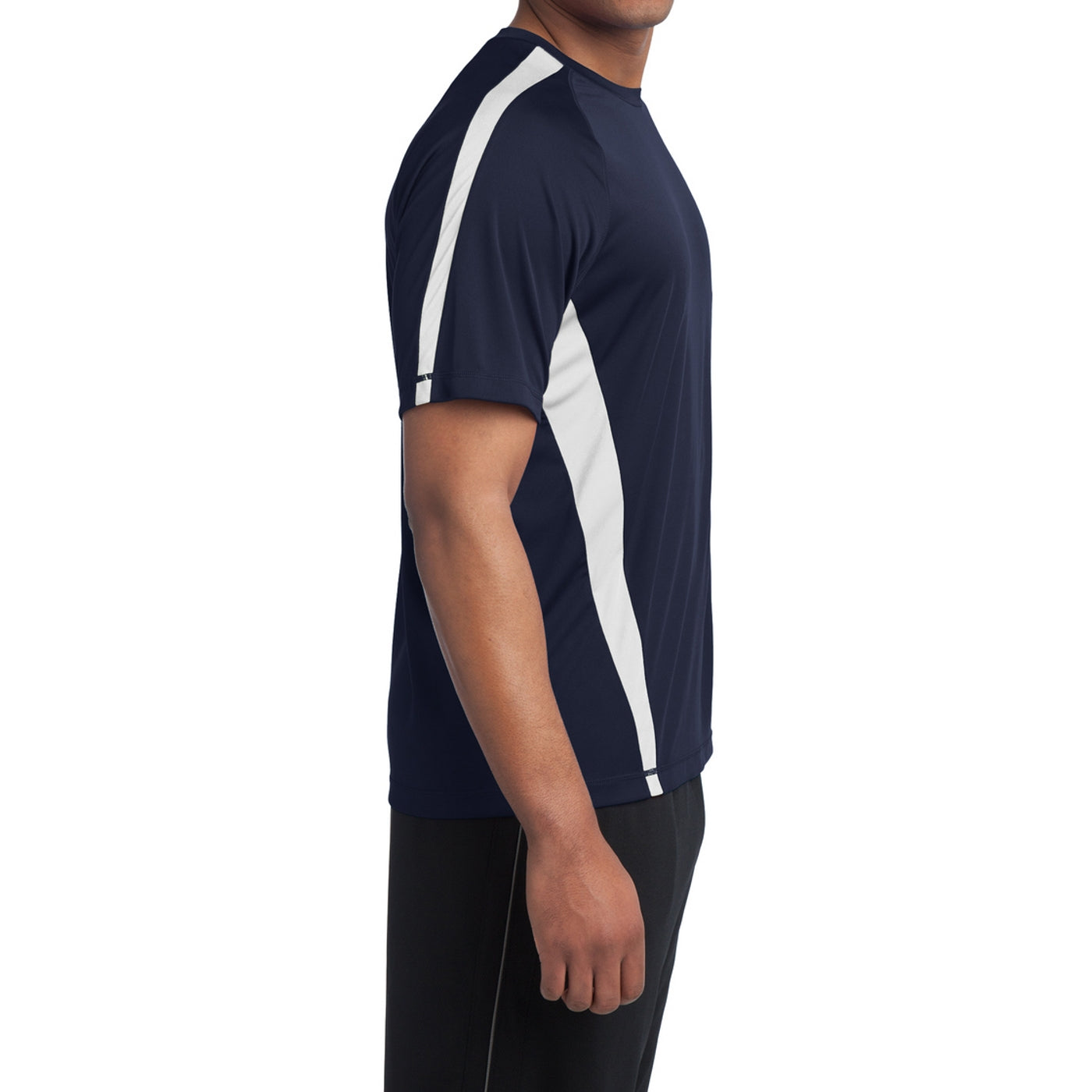 Men's Colorblock PosiCharge Competitor Tee - True Navy/ White