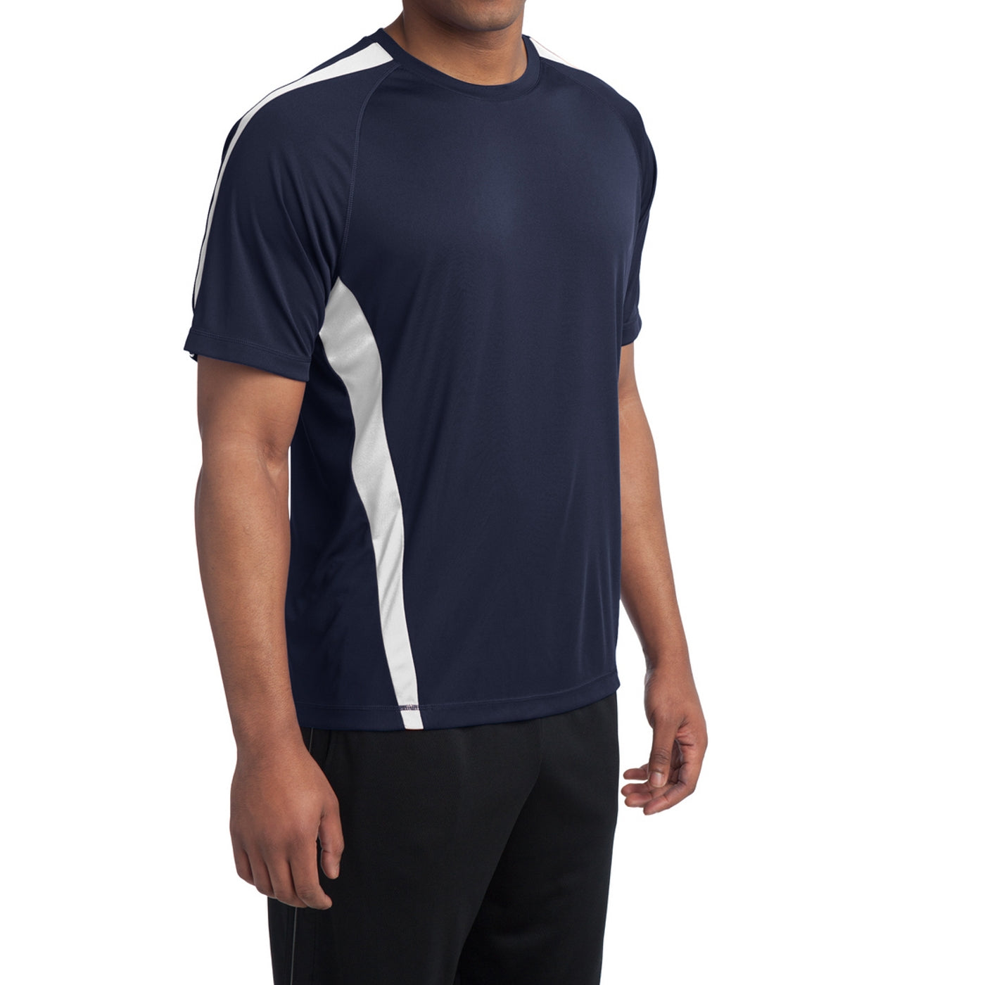 Men's Colorblock PosiCharge Competitor Tee - True Navy/ White
