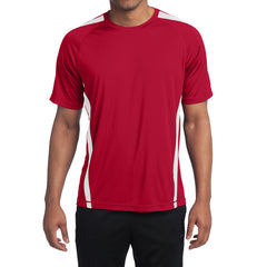 Men's Colorblock PosiCharge Competitor Tee - True Red/ White