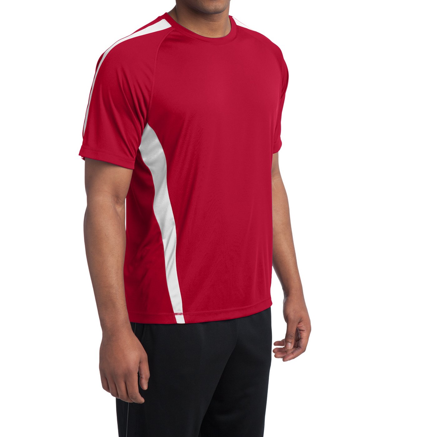 Men's Colorblock PosiCharge Competitor Tee - True Red/ White