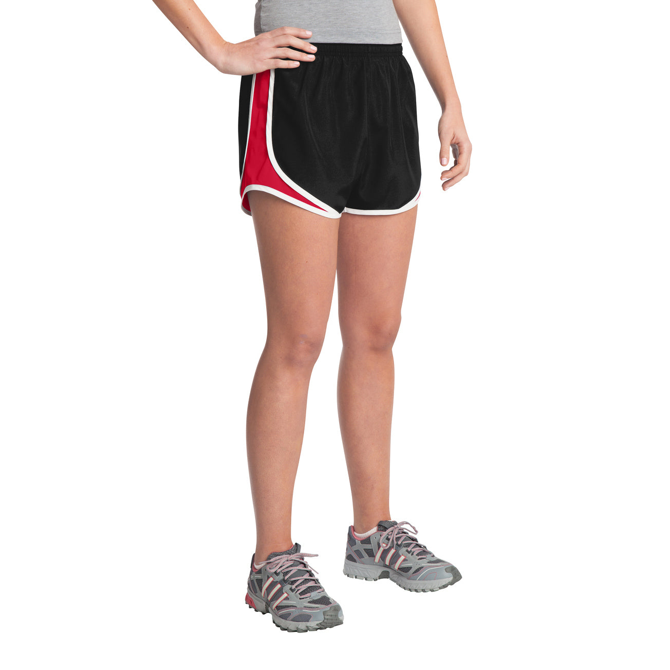 Ladies Moisture Wicking Sport Track Field Running Shorts