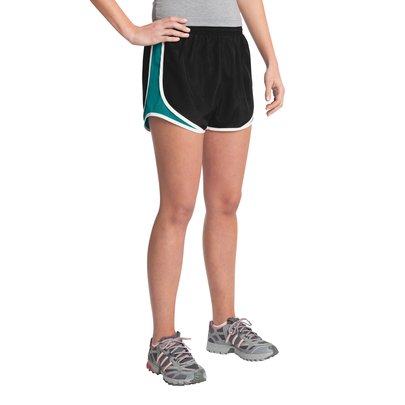 Ladies Moisture Wicking Sport Track Field Running Shorts