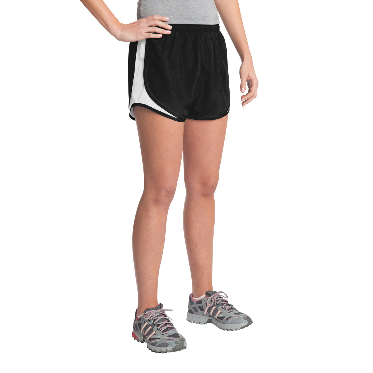Ladies Moisture Wicking Sport Track Field Running Shorts