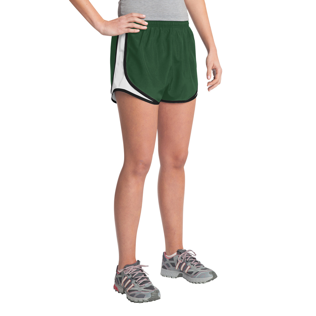 Ladies Moisture Wicking Sport Track Field Running Shorts