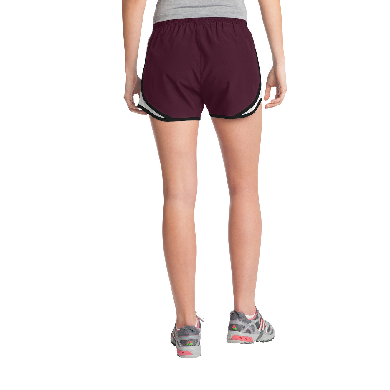 Ladies Moisture Wicking Sport Track Field Running Shorts