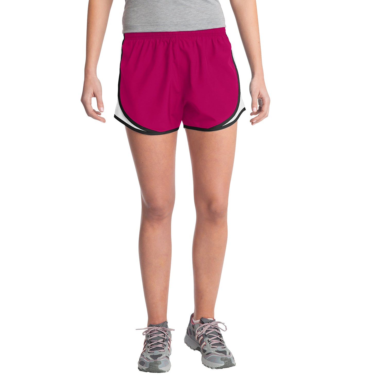 Ladies Moisture Wicking Sport Track Field Running Shorts