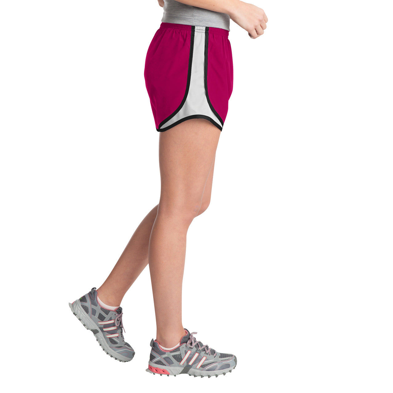 Ladies Moisture Wicking Sport Track Field Running Shorts