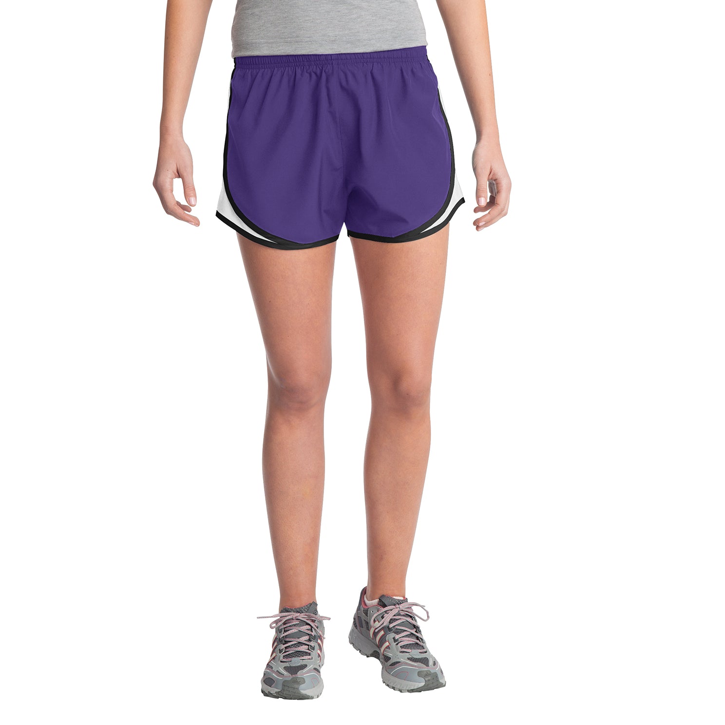 Ladies Moisture Wicking Sport Track Field Running Shorts