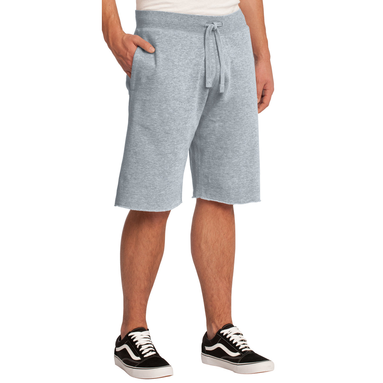 Men's Young Core Fleece Short Athletic Heather - Side
