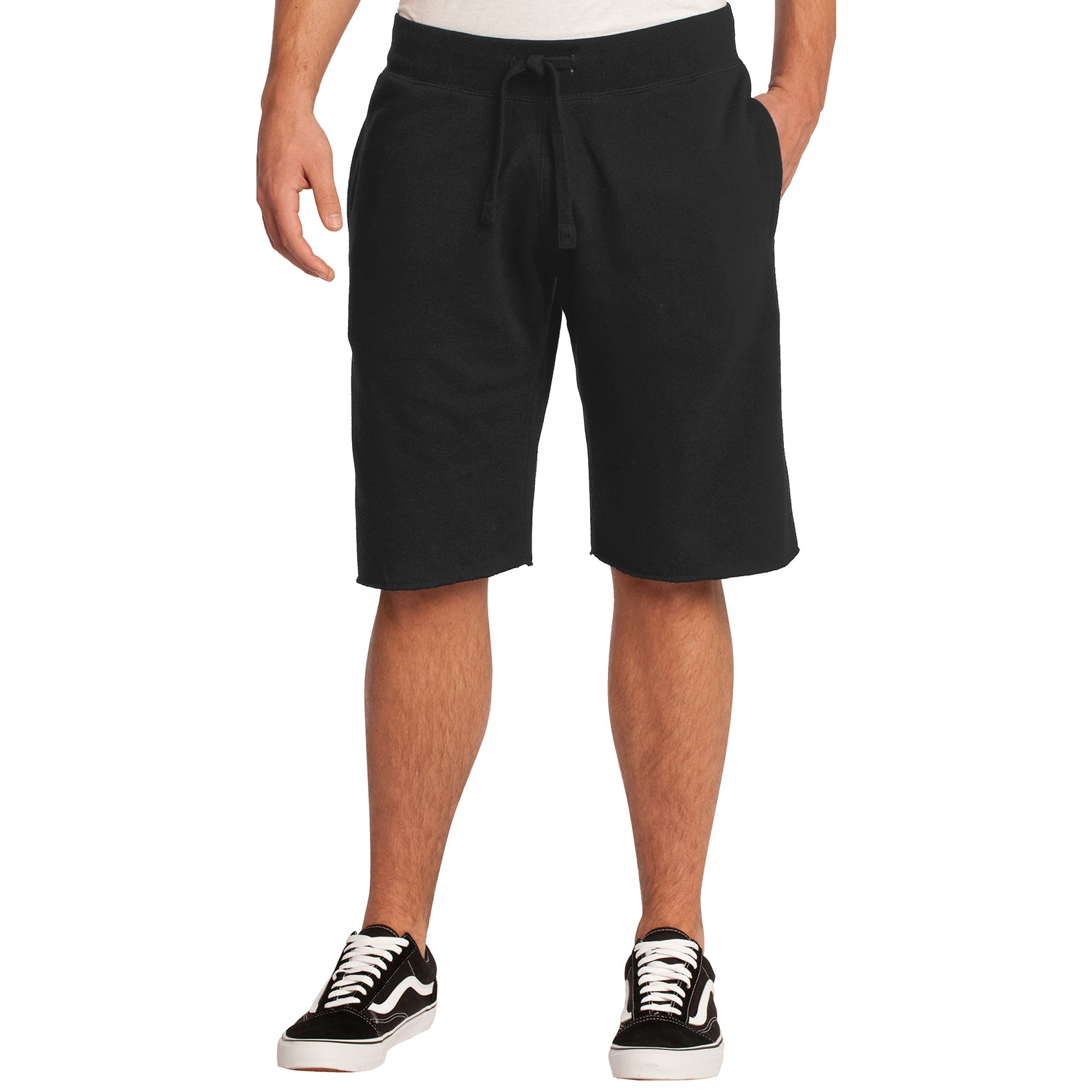 Men's Young Core Fleece Short Black - Front