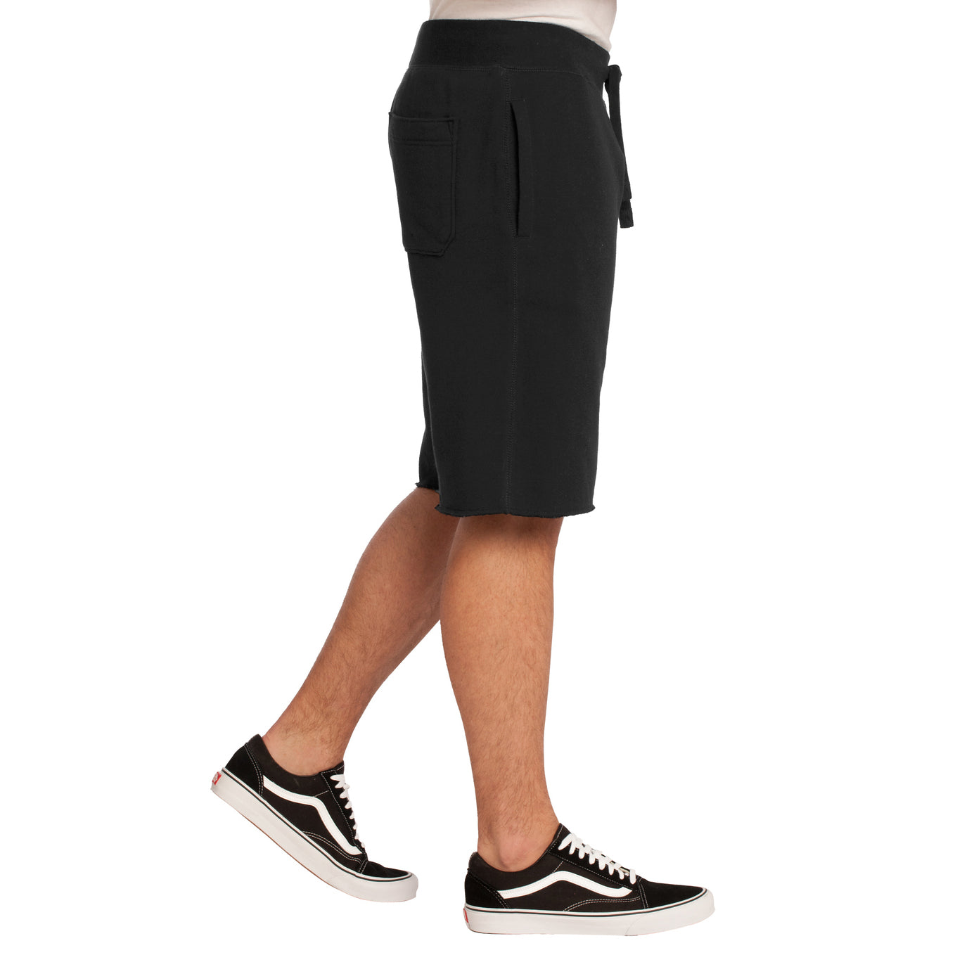 Men's Young Core Fleece Short Black - Side