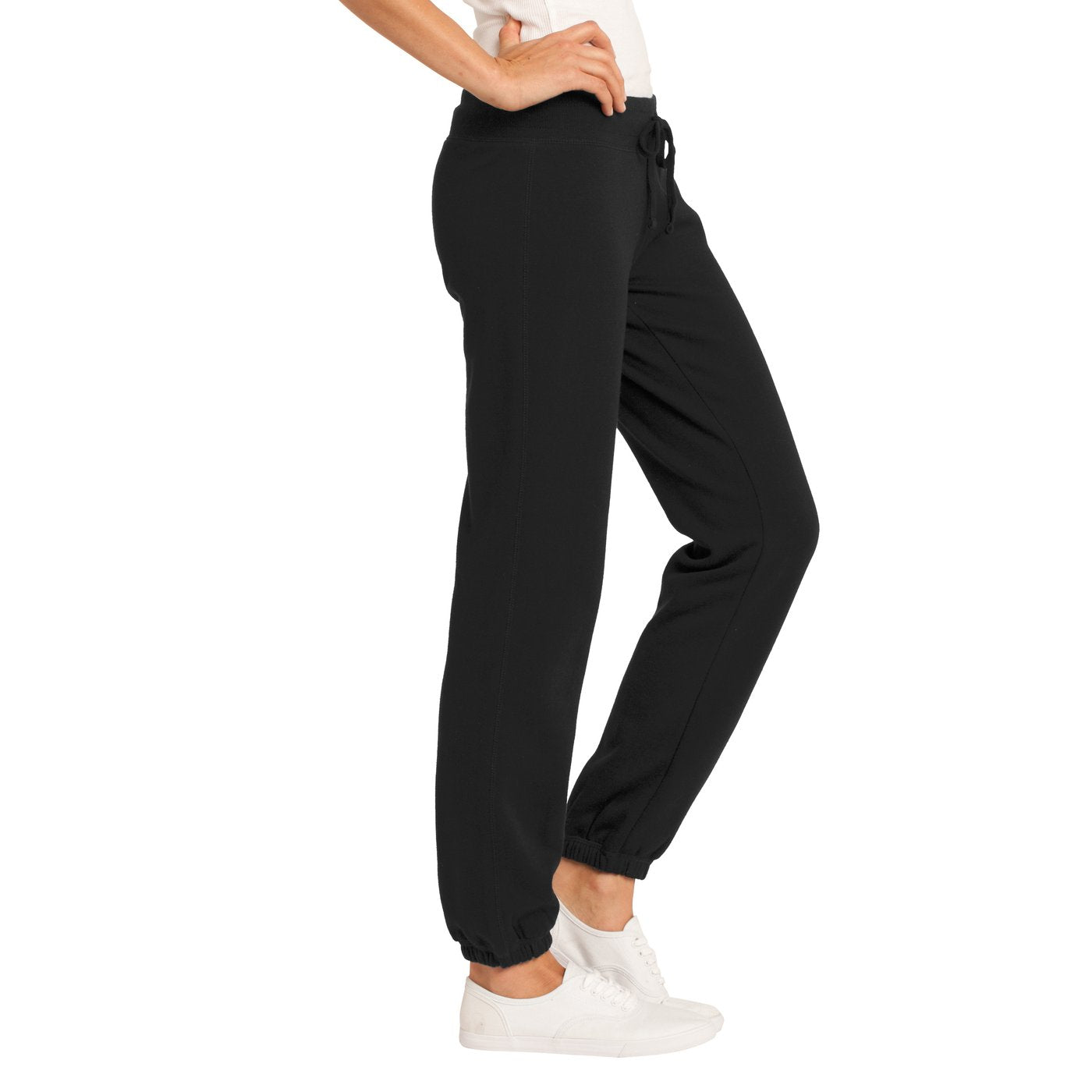 Women's Juniors Core Fleece Pant - Black