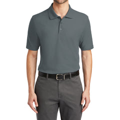 Men's Classic Fit Short Sleeve Tall Stain-Release Moisture-Wicking Polo Shirt