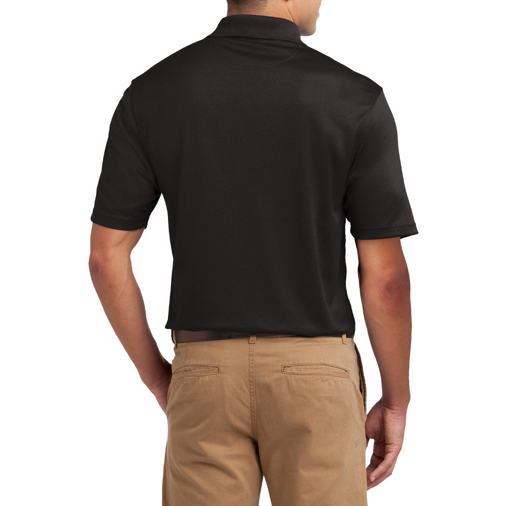 Men's Short Sleeve Tall Dri-Mesh Lightweight Polo T-shirt