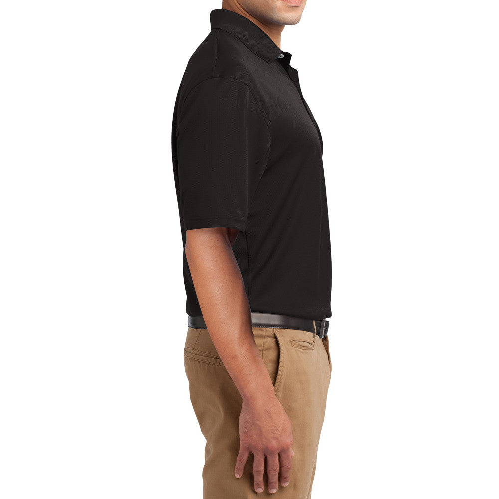 Men's Short Sleeve Tall Dri-Mesh Lightweight Polo T-shirt