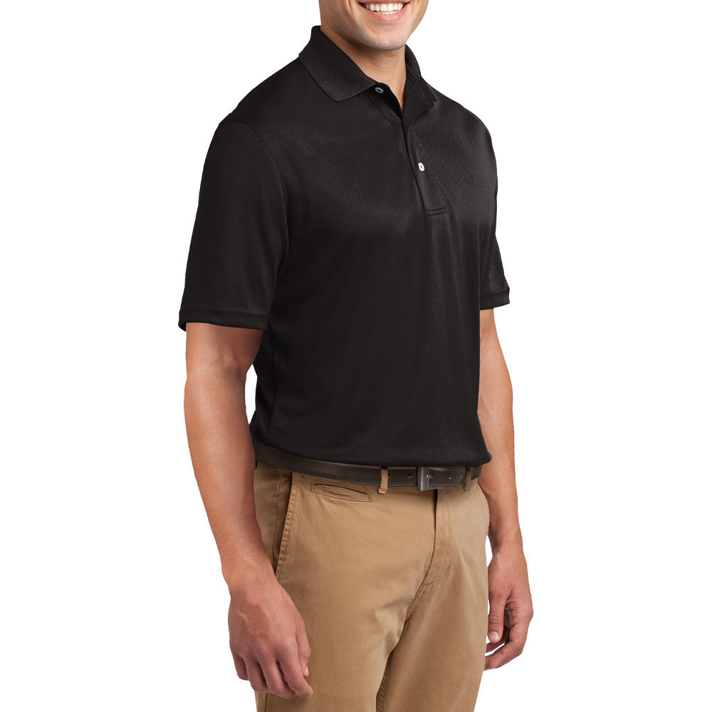 Men's Short Sleeve Tall Dri-Mesh Lightweight Polo T-shirt
