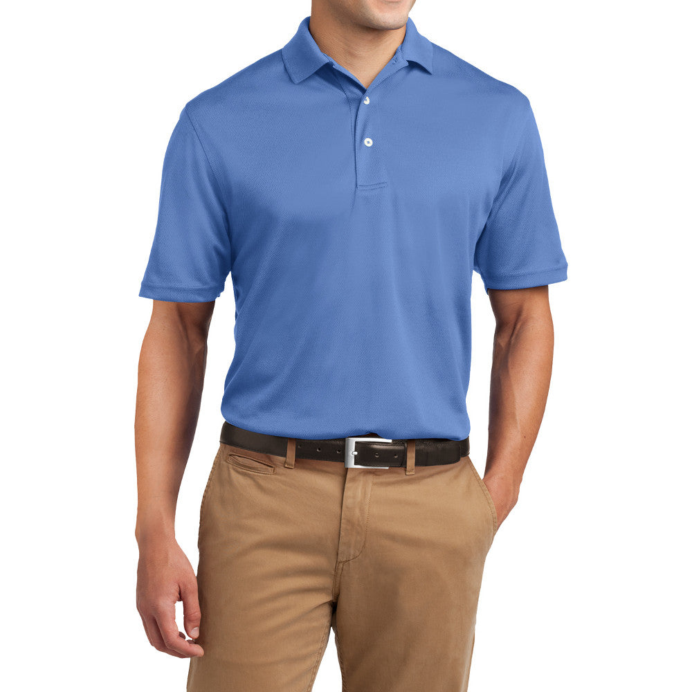 Men's Short Sleeve Tall Dri-Mesh Lightweight Polo T-shirt