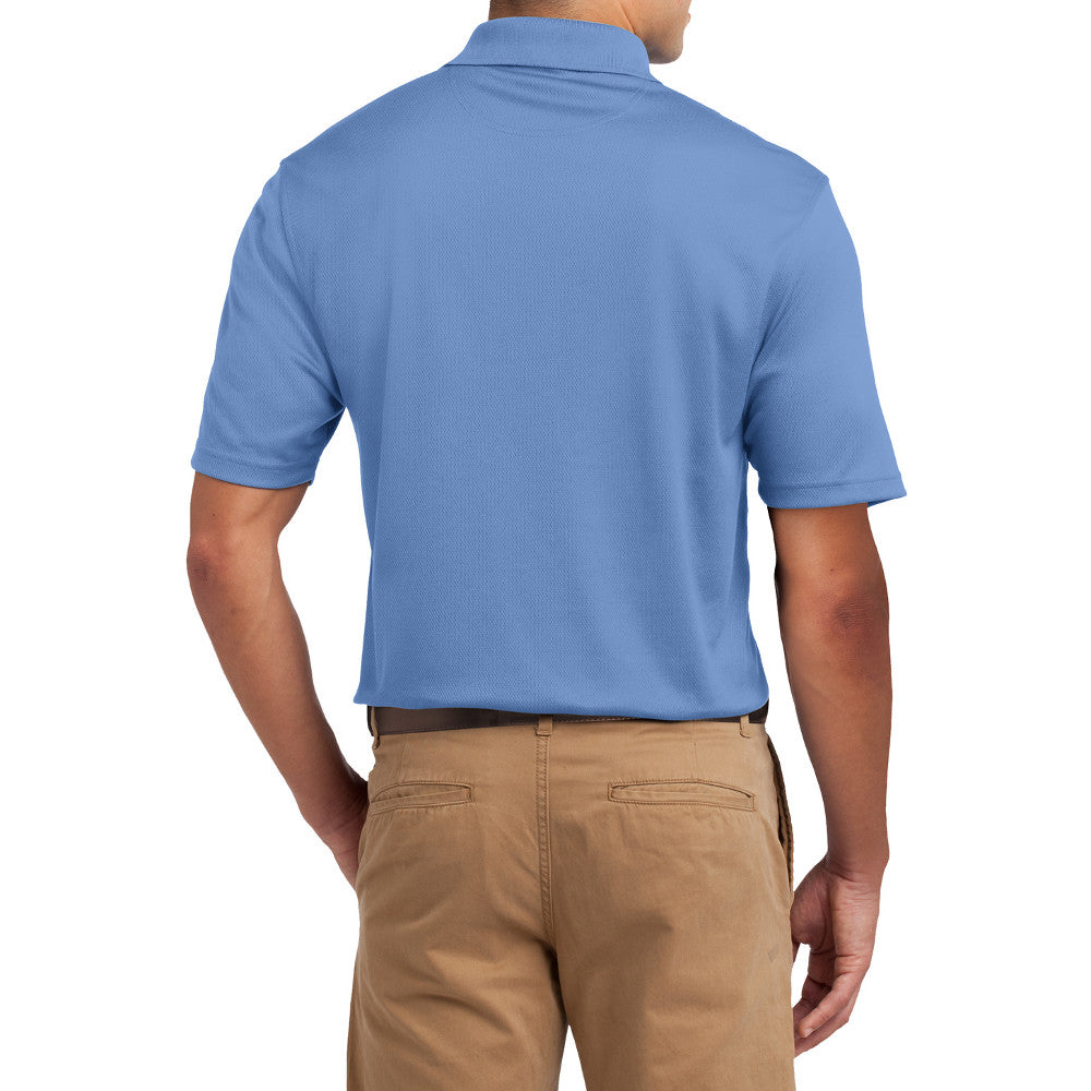 Men's Short Sleeve Tall Dri-Mesh Lightweight Polo T-shirt