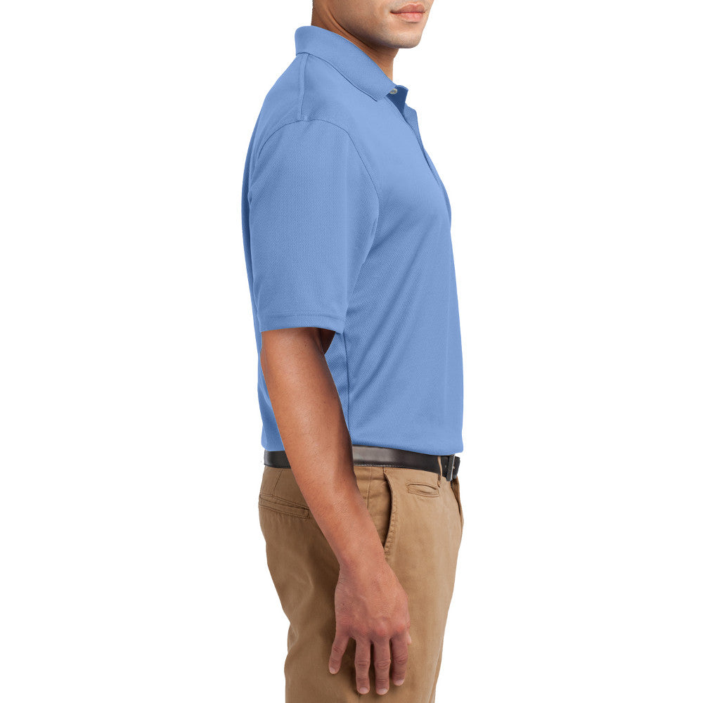 Men's Short Sleeve Tall Dri-Mesh Lightweight Polo T-shirt