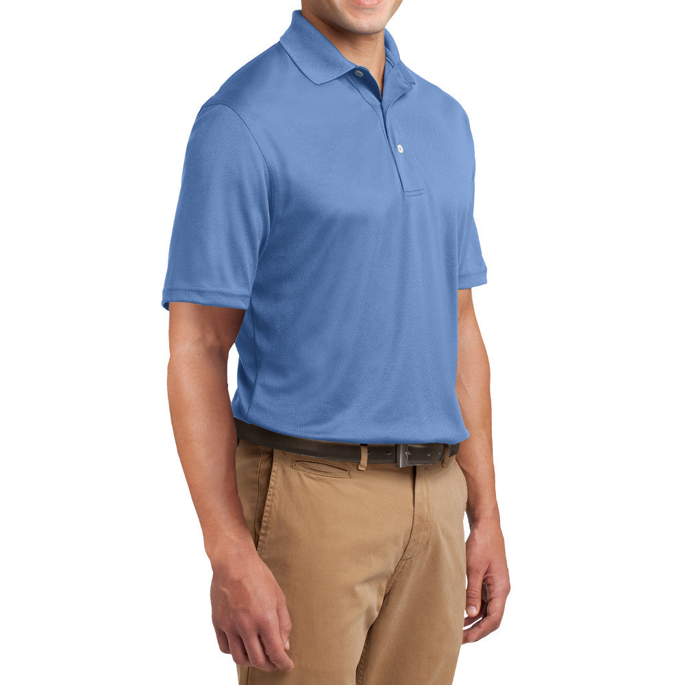 Men's Short Sleeve Tall Dri-Mesh Lightweight Polo T-shirt