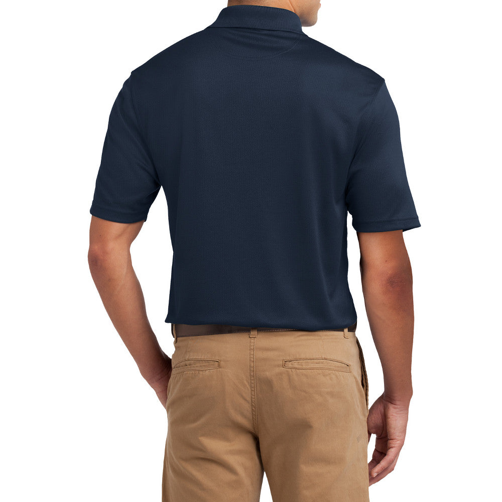Men's Short Sleeve Tall Dri-Mesh Lightweight Polo T-shirt