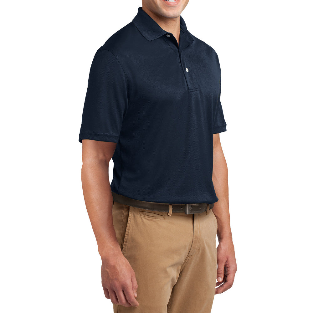Men's Short Sleeve Tall Dri-Mesh Lightweight Polo T-shirt