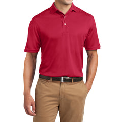 Men's Short Sleeve Tall Dri-Mesh Lightweight Polo T-shirt