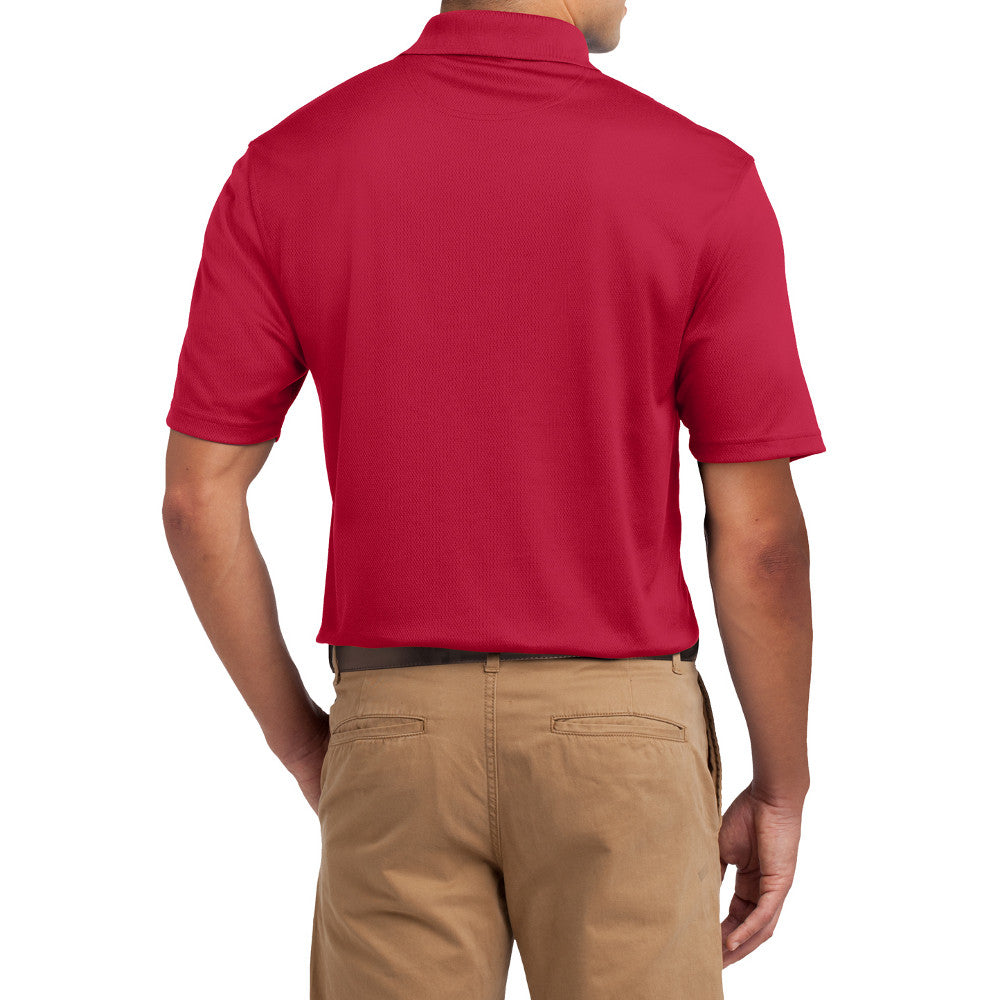 Men's Short Sleeve Tall Dri-Mesh Lightweight Polo T-shirt