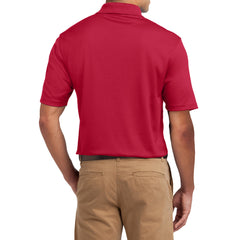 Men's Short Sleeve Tall Dri-Mesh Lightweight Polo T-shirt