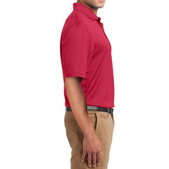 Men's Short Sleeve Tall Dri-Mesh Lightweight Polo T-shirt