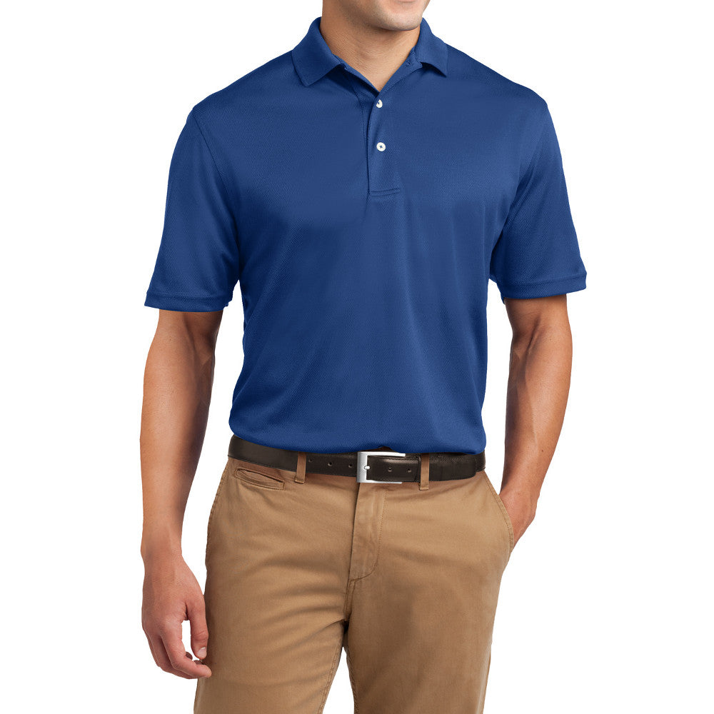 Men's Short Sleeve Tall Dri-Mesh Lightweight Polo T-shirt