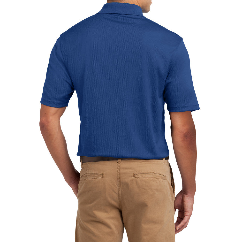 Men's Short Sleeve Tall Dri-Mesh Lightweight Polo T-shirt