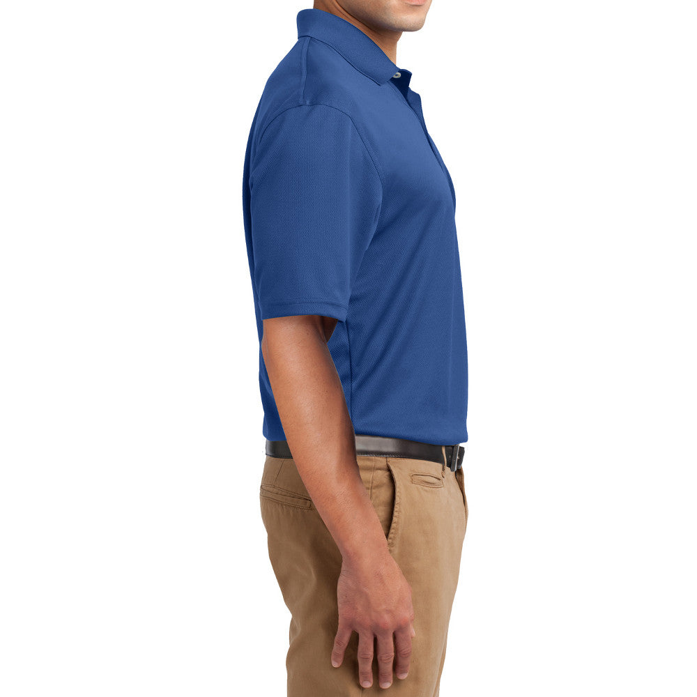 Men's Short Sleeve Tall Dri-Mesh Lightweight Polo T-shirt