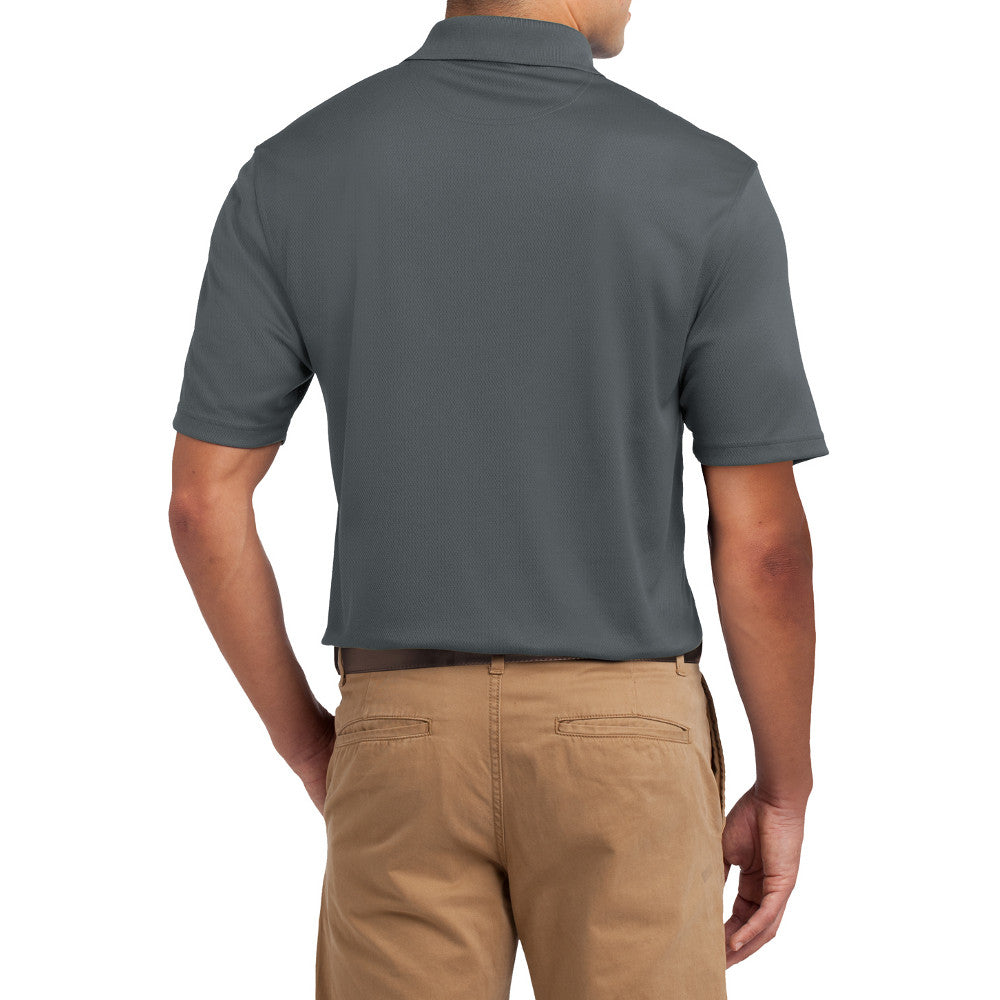 Men's Short Sleeve Tall Dri-Mesh Lightweight Polo T-shirt