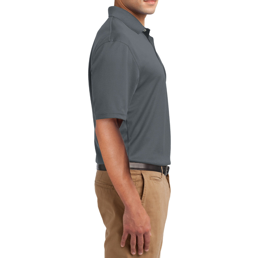 Men's Short Sleeve Tall Dri-Mesh Lightweight Polo T-shirt