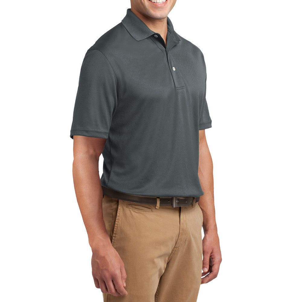 Men's Short Sleeve Tall Dri-Mesh Lightweight Polo T-shirt