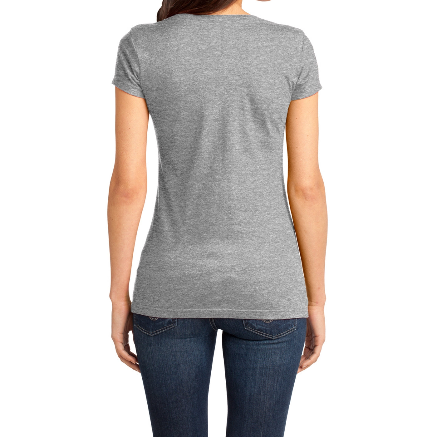 Women's Juniors Very Important Tee V-Neck - Light Heather Grey