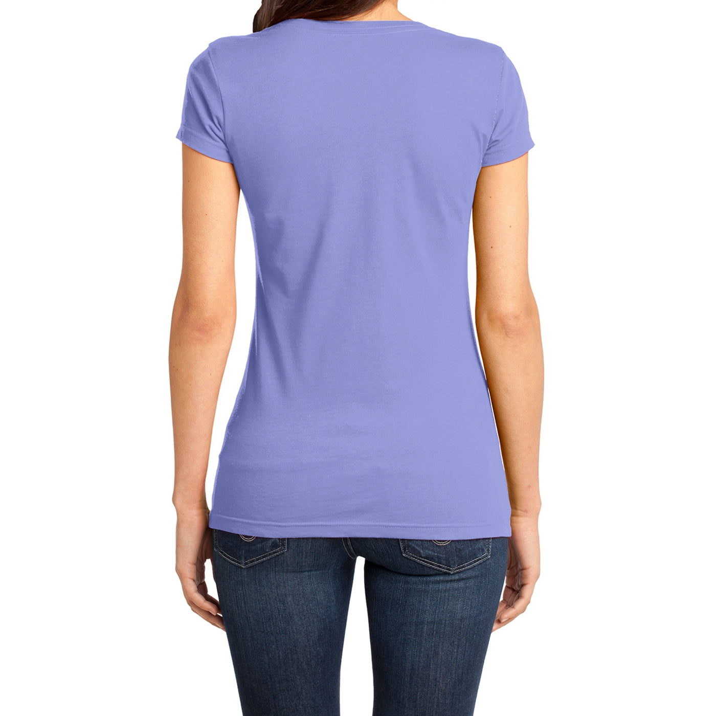 Women's Juniors Very Important Tee V-Neck - True Violet