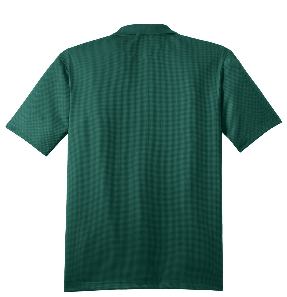 Mafoose Men's Performance Fine Jacquard Polo Green Glen-Back